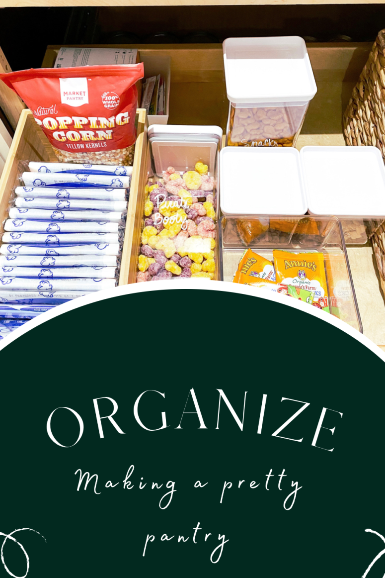 Organize: Making a Pretty Pantry